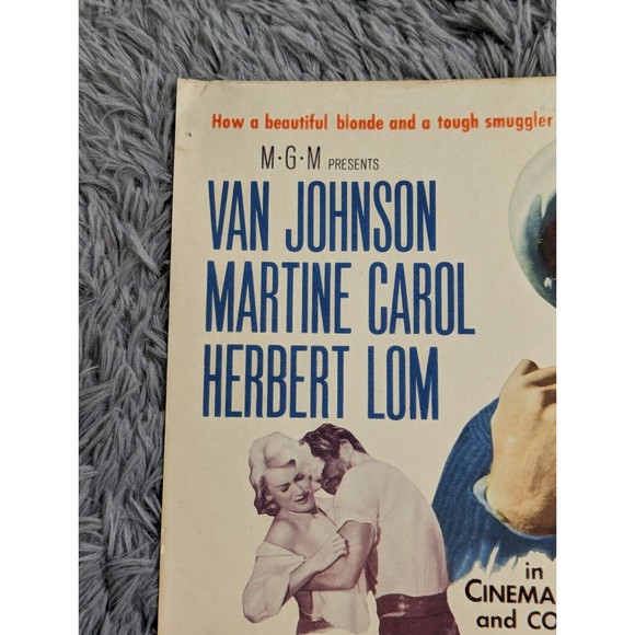 Action of the Tiger 1957 Lobby Card Movie Poster Van Johnson Martine Carol UK - Picture 3 of 7